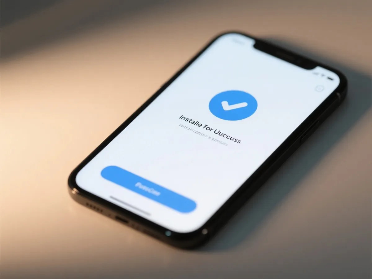 APP安装成功示意图